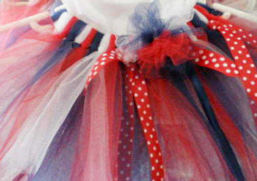 RED, WHITE AND BLUE TUTU